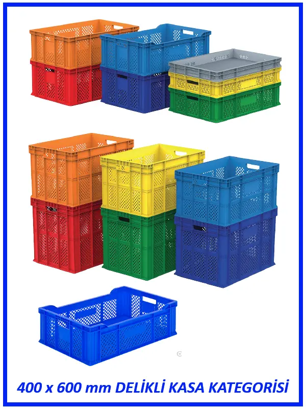 400x600 mm Delikli Kasa