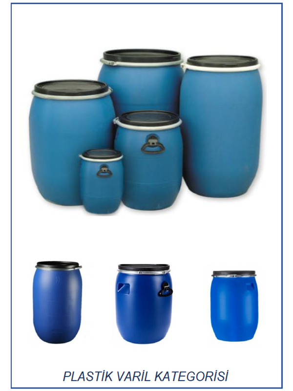 PLASTİK VARİL KATEGORİSİ