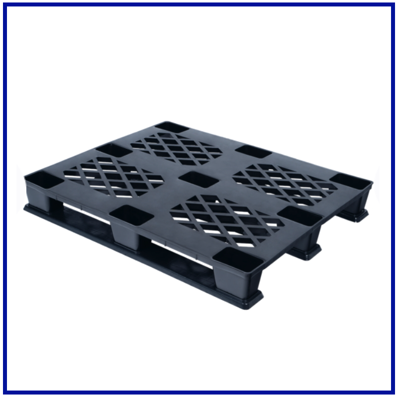 100x120 cm Üstü Delikli Kızaklı Tek Yön Paleti | 1012-EKO-A-KZ | 