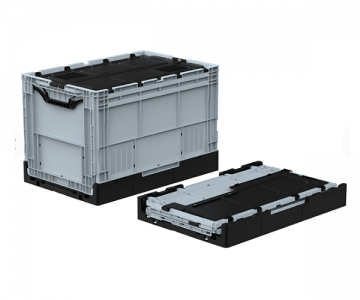 Plastik Kapaklı Katlanır Kasa | 395x595x400 mm | KX-4640-MK