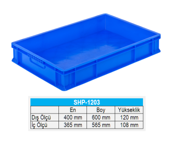 Plastik Kasa-400x600x120 mm-SHP-1203